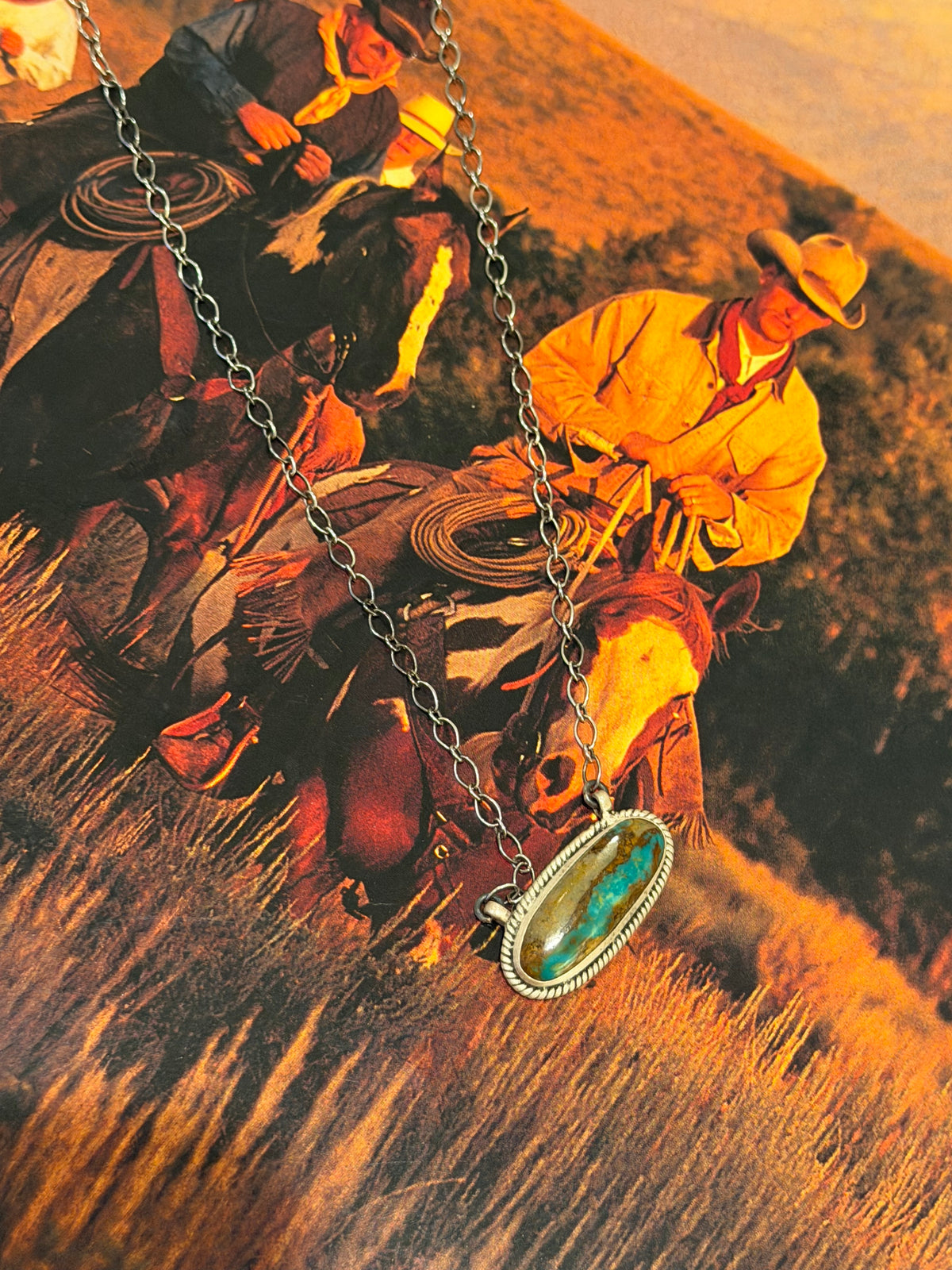 Royson ribbon, necklace, and ring set.