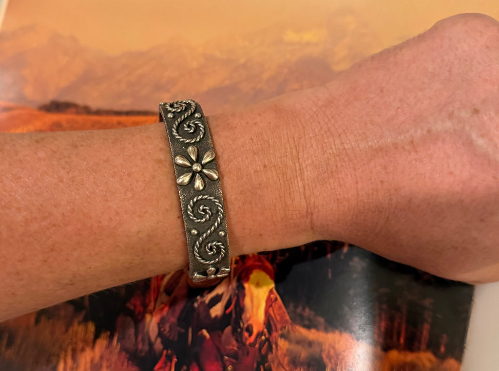 Native Made Sterling silver Casted cuff