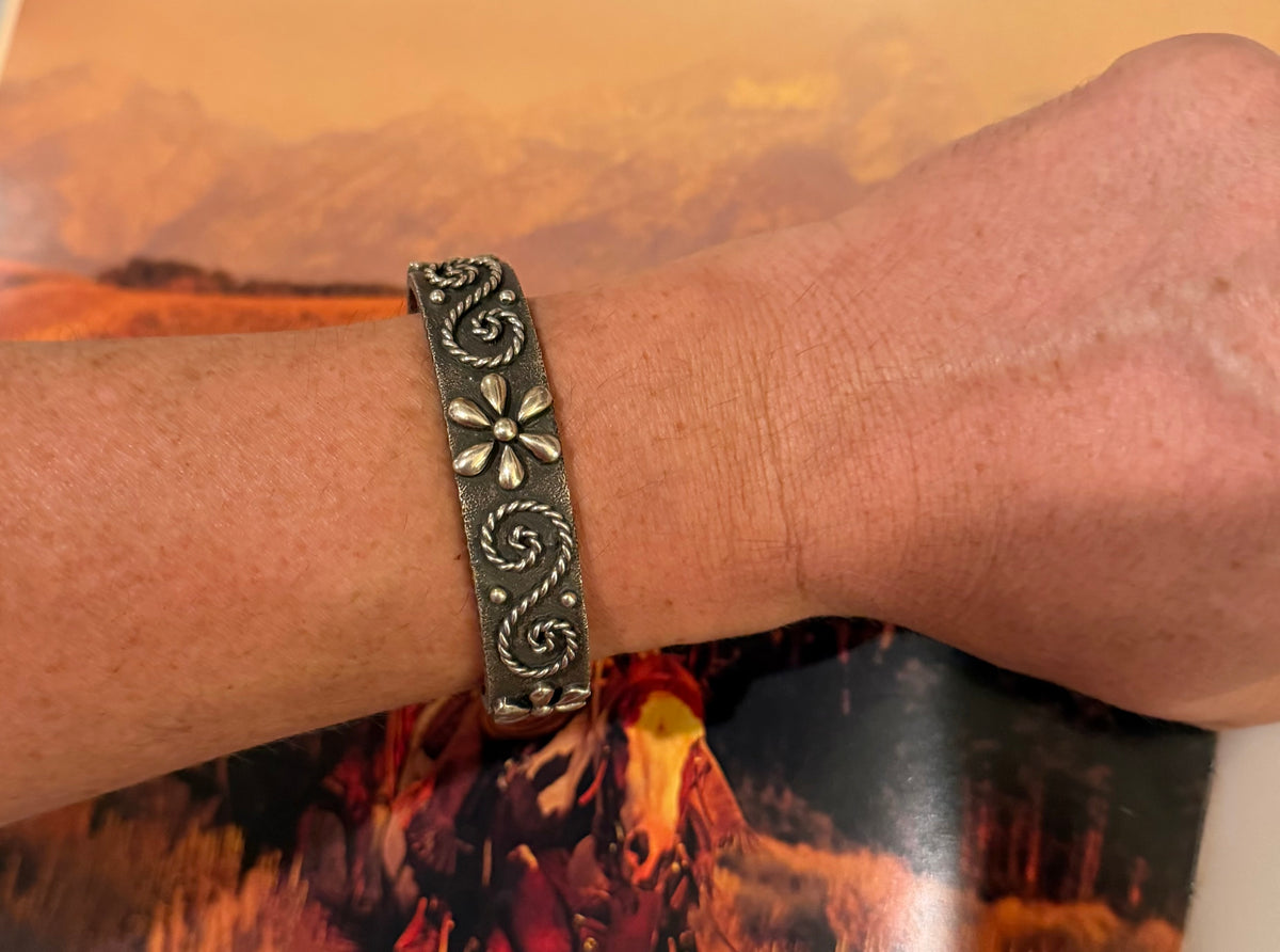 Native Made Sterling silver Casted cuff