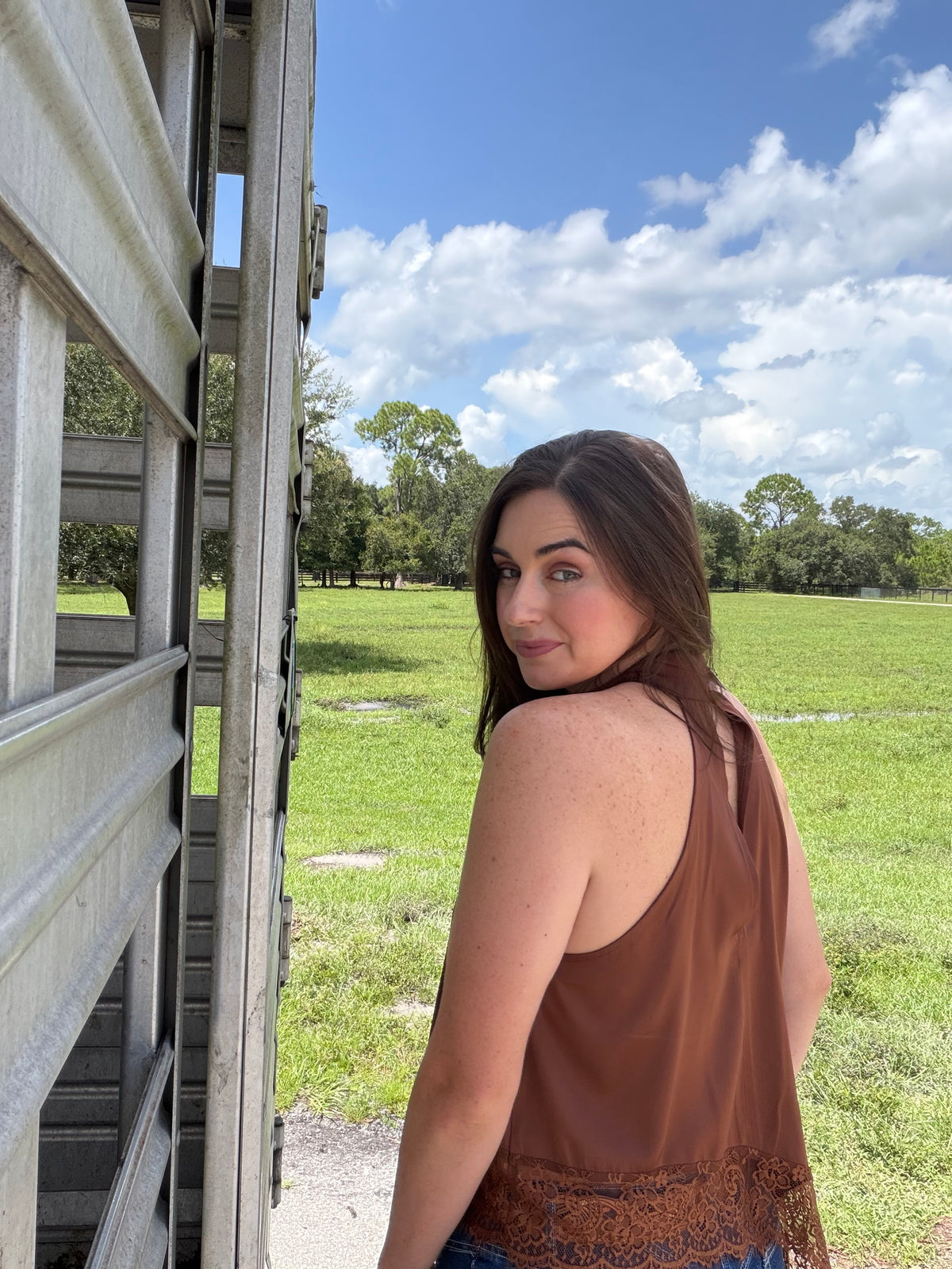 The Patty & Ella Halter Lace Top