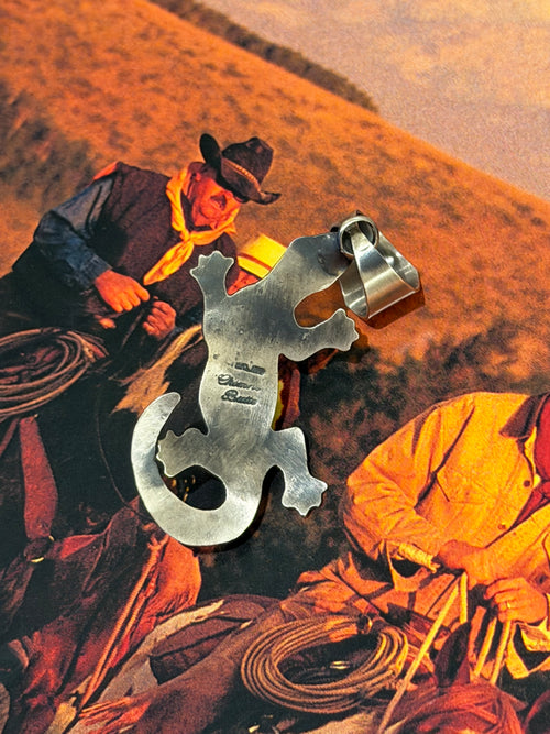 Chimney Butte lizard pendant