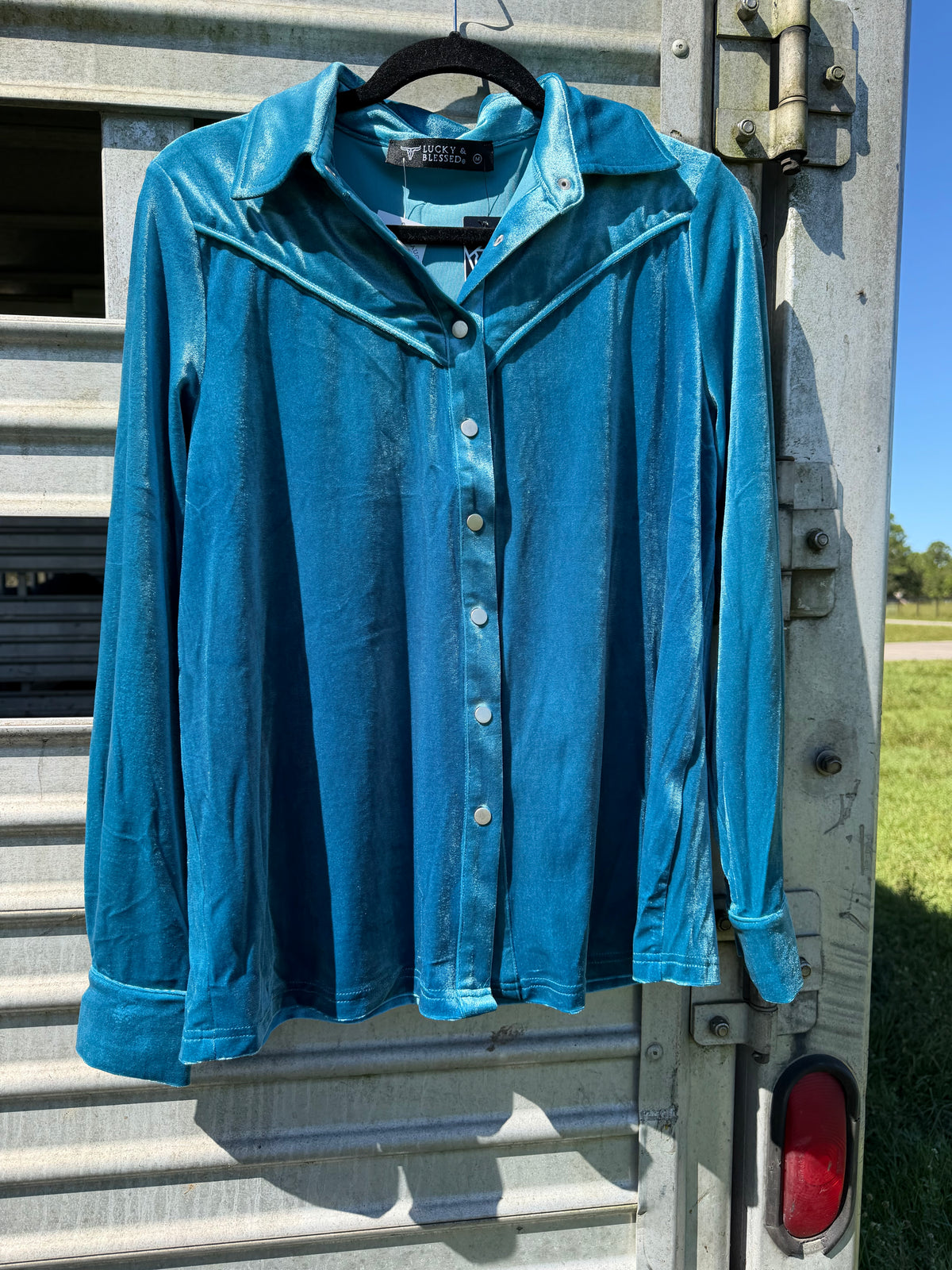 The Jill Velvet Shirt