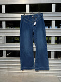 The Sassy Stitched Waist Detail Loose Cuffed Jeans