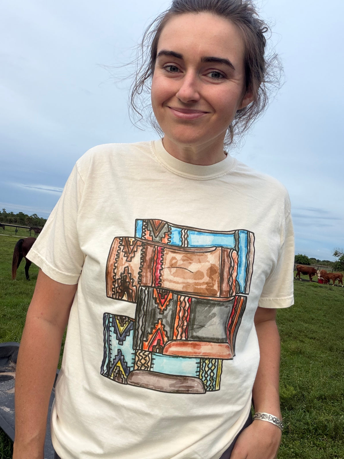 The Tina Graphic Tee comfort colors