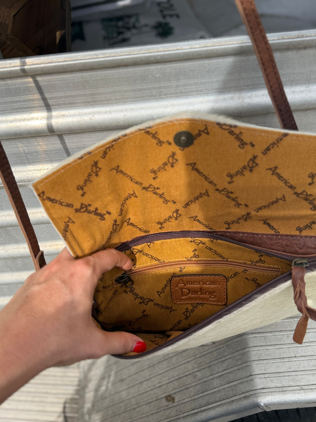 The Sabrina Hair-On Genuine Western Leather Women Bag